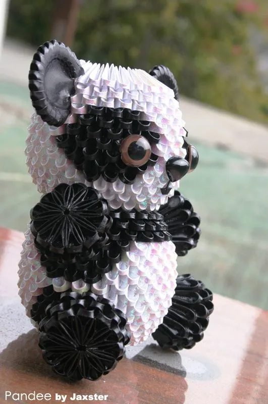 3D Origami Panda by Jaxster « 3D Origami By Jaxster « 3D Origami Art