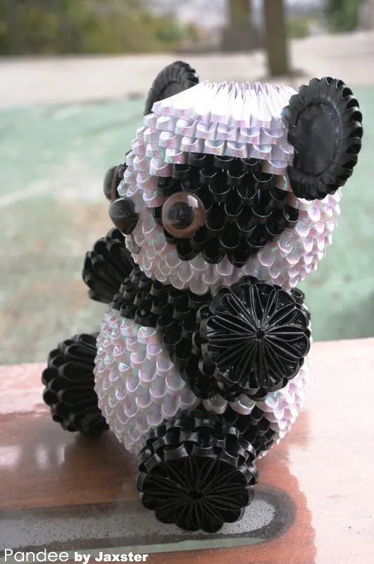 3D Origami Panda by Jaxster « 3D Origami By Jaxster « 3D Origami Art