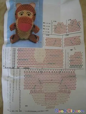 3d origami tigger diagram | Flickr - Photo Sharing!