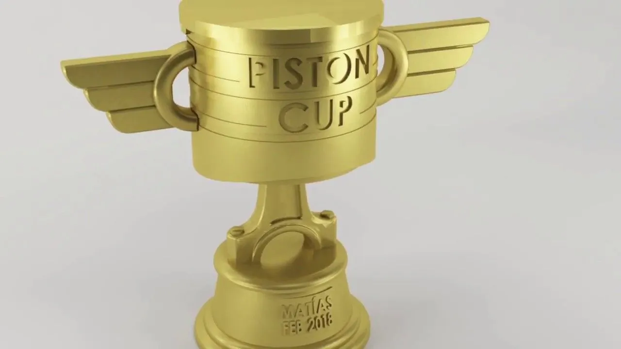 3d Printed Piston Cup - YouTube