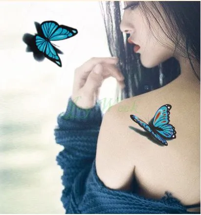 3d Tatuajes Mariposa - Compra lotes baratos de 3d Tatuajes ...