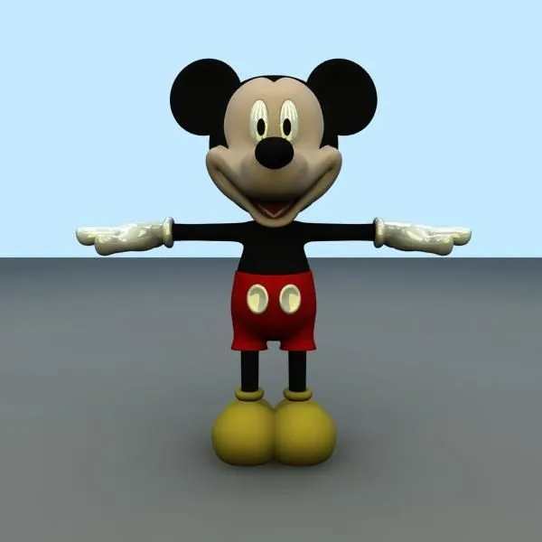 3dsmax mickey mouse