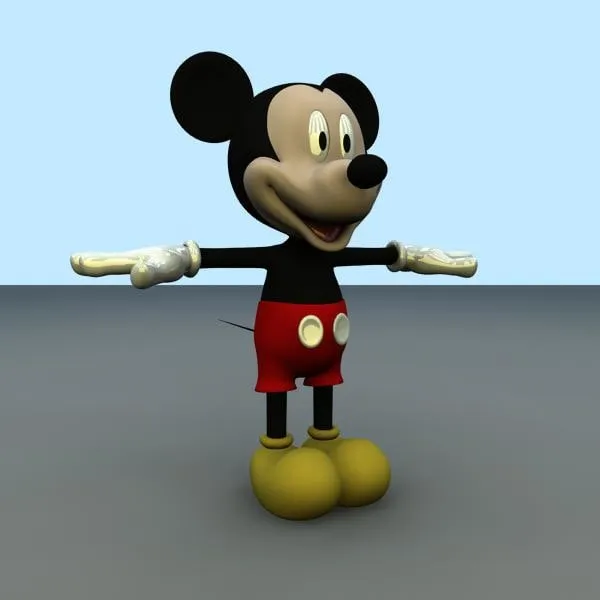 3dsmax mickey mouse