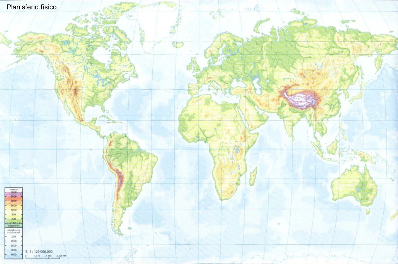 3r ESO Geografia: GEOGRAFIA FÍSICA: El principal relleu del món