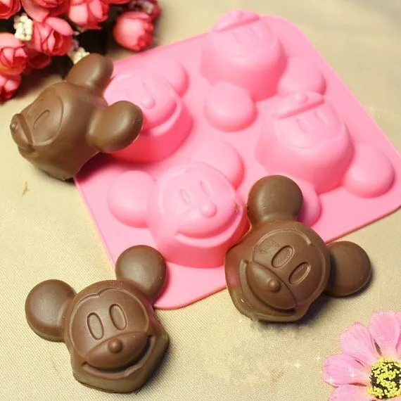 4-Mickey Mouse DIY mold Candy mold Chocolate by Creativemouldshop