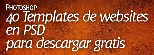 40 Free PSD Website Templates – Templates gratis de sitios web ...