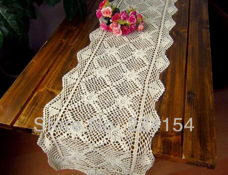 40x140 cm CÓMO vintage caminos de mesa de crochet el envío !!! en ...