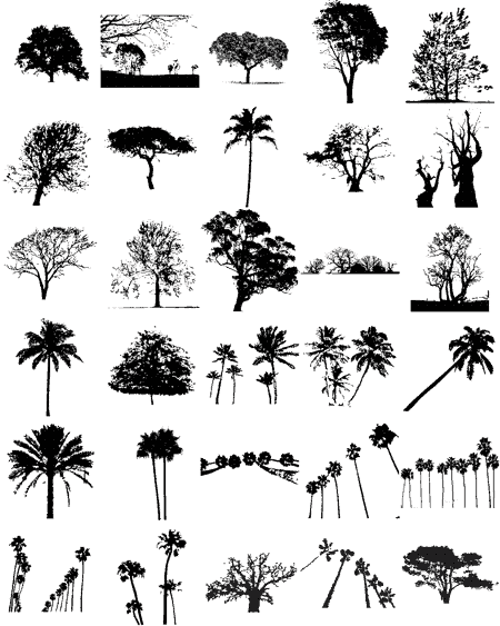 450+ Free Graphics: Lush Vector Trees and Summer Leaves | Vectortuts+