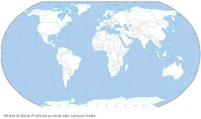 4ºA Colegio Inglés San José 2008: MAPA MUDO