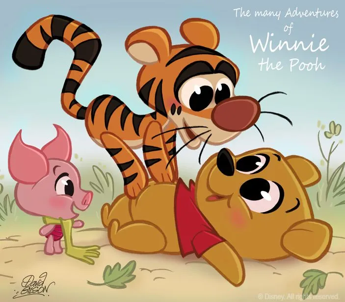 50 Chibis Disney : Winnie Pooh by princekido on deviantART