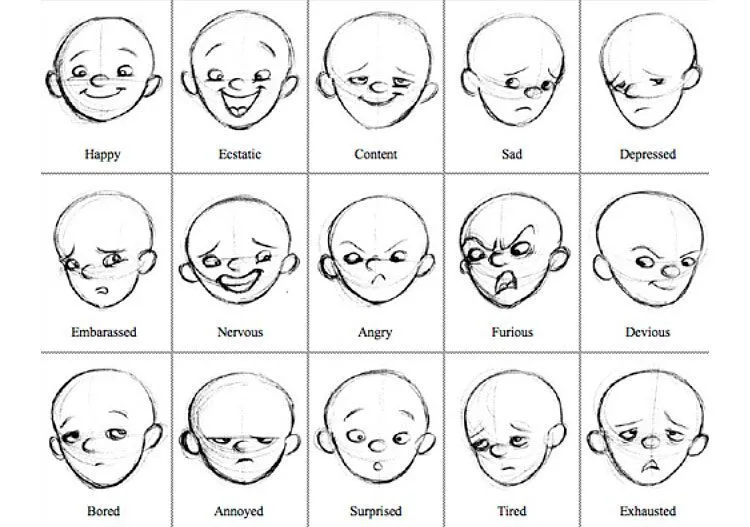 50 Facial Expressions - Criterion