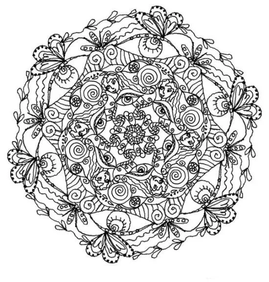 50 Imágenes de Mandalas para colorear e imprimir con dibujos ...