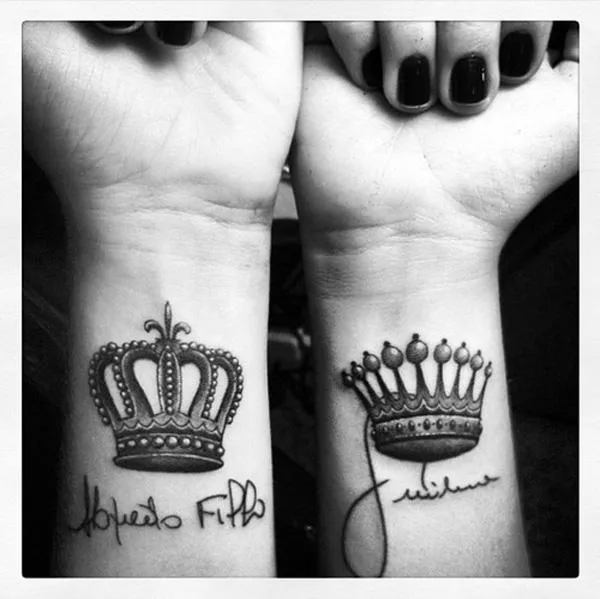 50 Meaningful Crown Tattoos | Art and Design