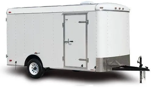 6x10 Enclosed Trailer, Single Axle Trailer, Indiana - Trailer Showroom