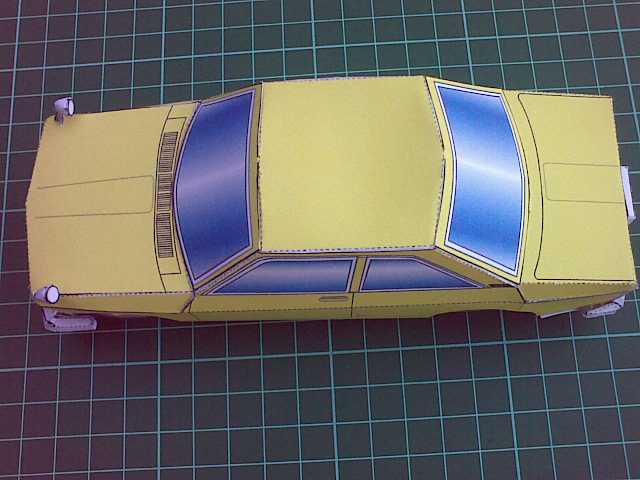 70s Retro Paper Cars - Datsun 510 | Paper World - Mundo Papel