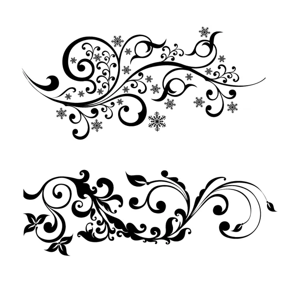 Roundup of Free Vintage Ornament & Floral Vectors