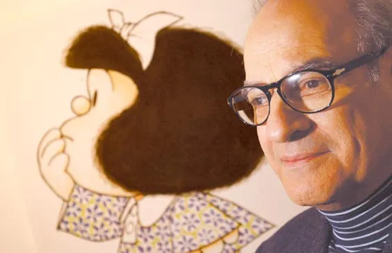 Los 80 años de Quino, padre de Mafalda | Dos reinas en las rocas