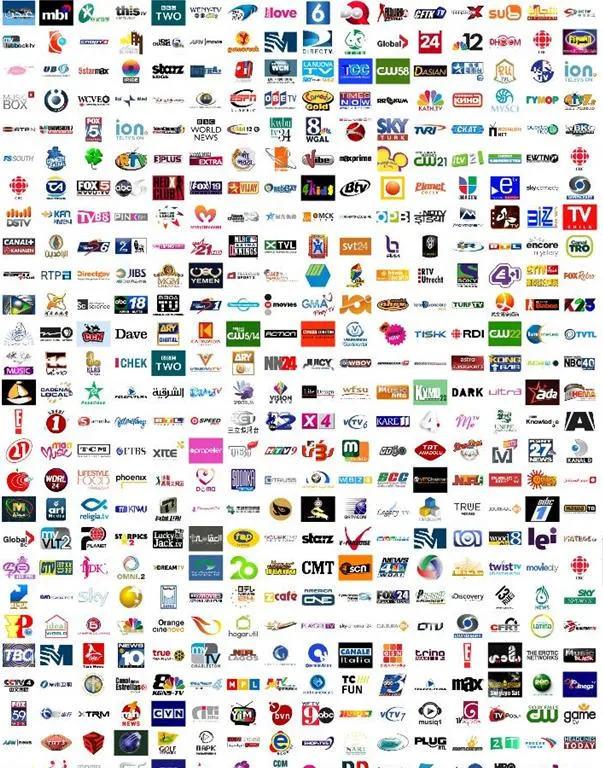 9000 mil logos de canais de tv nacionais e internacionais! | We Do ...