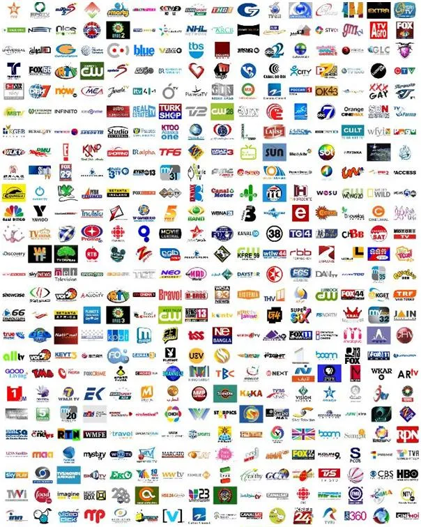 9000 mil logos de canais de tv nacionais e internacionais! | We Do ...