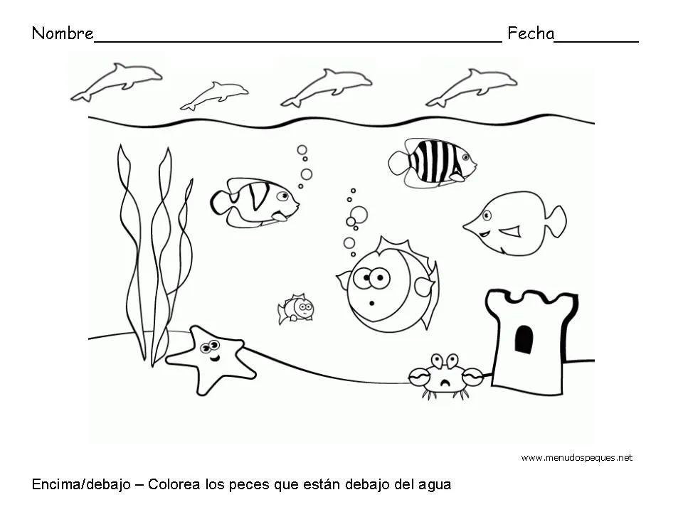 Encima abajo Colouring Pages