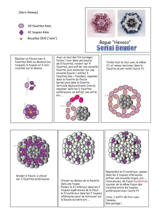 abalorios: esquemas de anillos y colgantes « Variasmanualidades's Blog