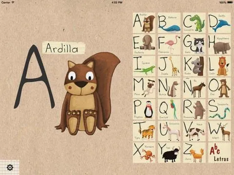 Mi primer abecedario animal | El móvil de mamá | Apps para niños