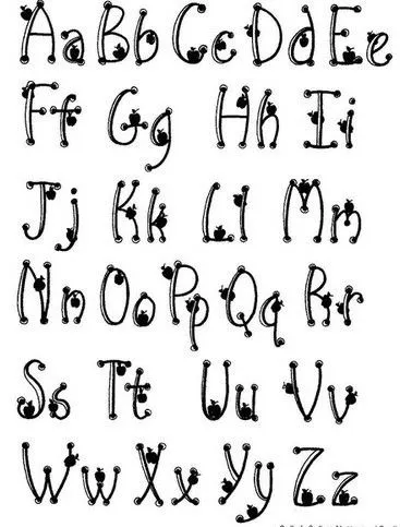 Abecedario letras Disney - Imagui