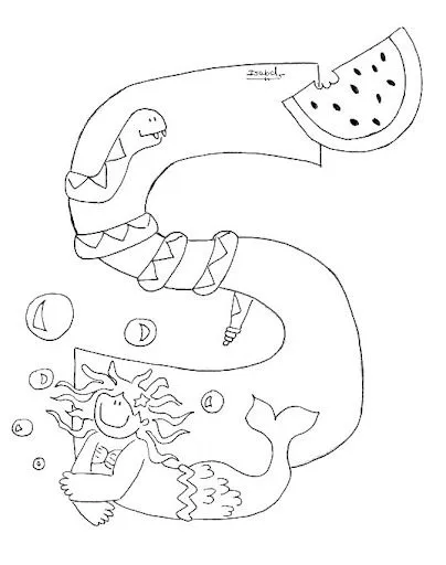 S Abecedario Profesiones - Dibujalia - Dibujos para colorear ...