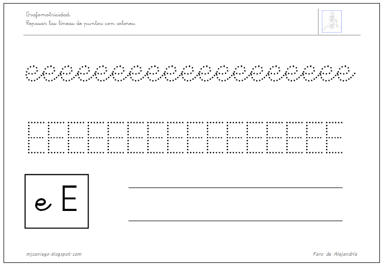 Abecedario en puntitos - Imagui