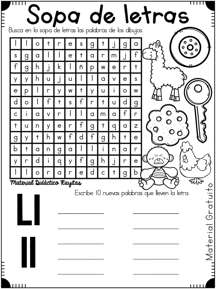 ABECEDARIO SOPA DE LETRAS – Imagenes Educativas