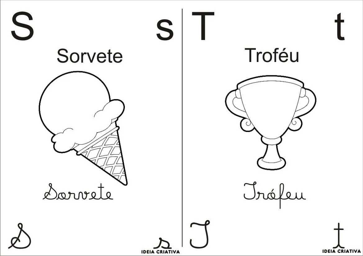 Abecedario de 4 tipos de letras para imprimir - Imagui