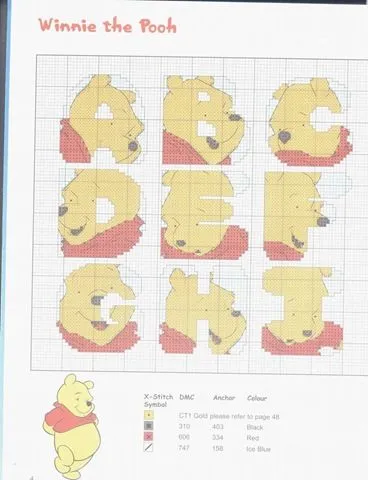 Abecedario punto de cruz bebés gratis - Imagui
