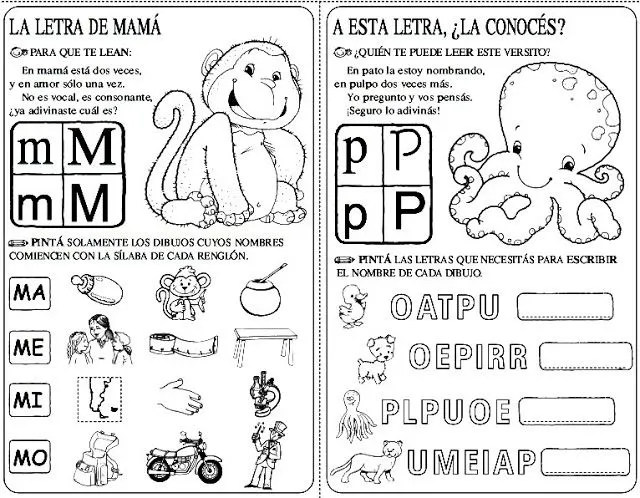 Abecedarios-letras | ACTIVIDADES FOTOCOPIABLES PARA NIVEL PRIMARIO