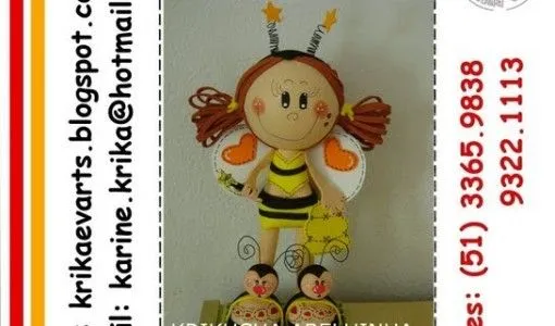 abejas - Todo en Goma Eva