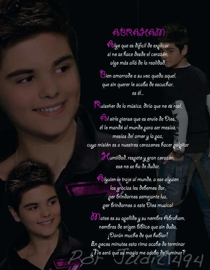 Abraham Mateo Club de Fans Oficial: Feliz cumpleaños artista!!