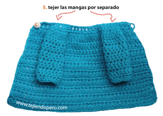 Abrigo tejido a crochet paso a paso - Imagui