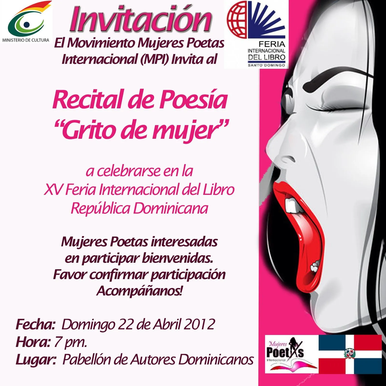 abril 2012 ~ Mujeres Poetas Internacional (MPI) Inc.