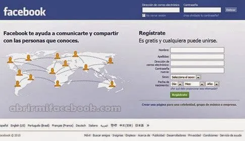 No puedo abrir el Facebook [