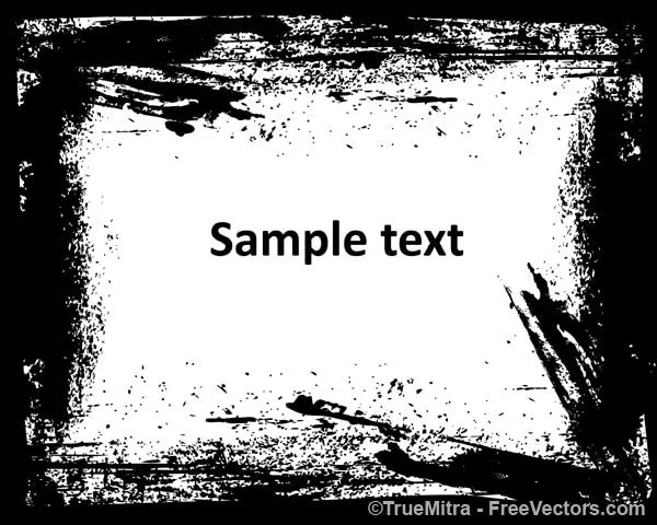 abstract aged Grunge frame vector Vector | Free Download