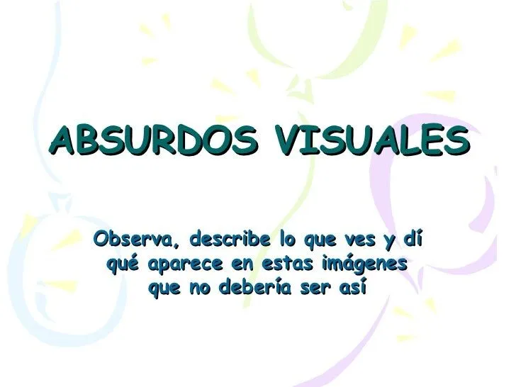 Absurdos visuales