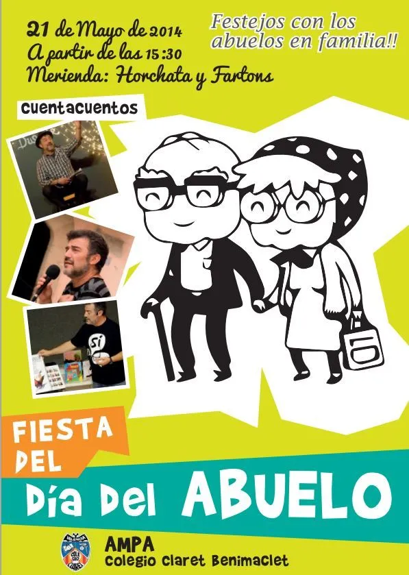 Dia del Abuelo y la Abuela 2014 | Ampa Claret Valencia