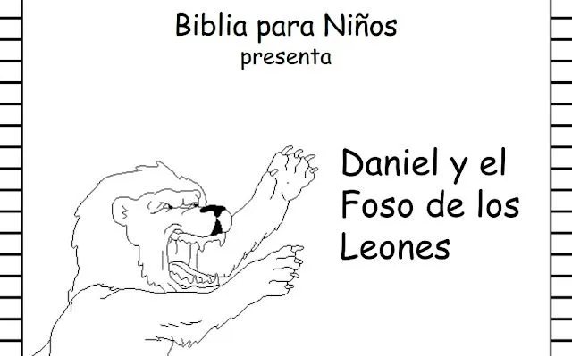 ME ABURRE LA RELIGIÓN: BIBLIA PARA NIÑOS. DANIEL Y EL FOSO DE LOS ...