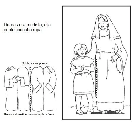 ME ABURRE LA RELIGIÓN: DORCAS, LA COSTURERA BONDADOSA