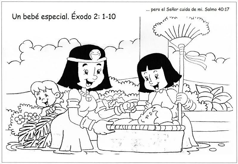 MATERIALES DE RELIGIÓN CATÓLICA: EL BEBÉ MOISÉS