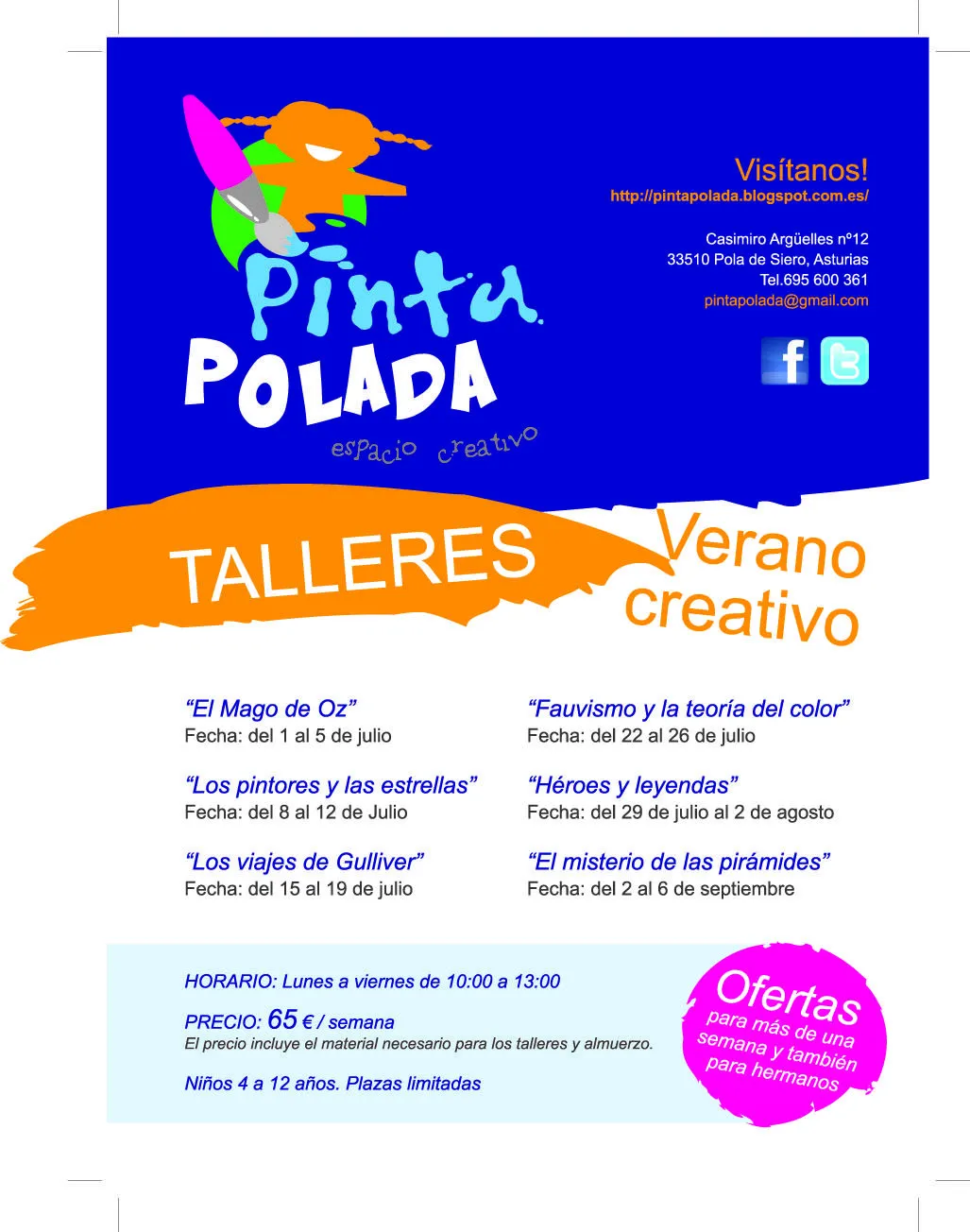 Academia de Arte y Creatividad. Pola de Siero: Curso 2013 - 14