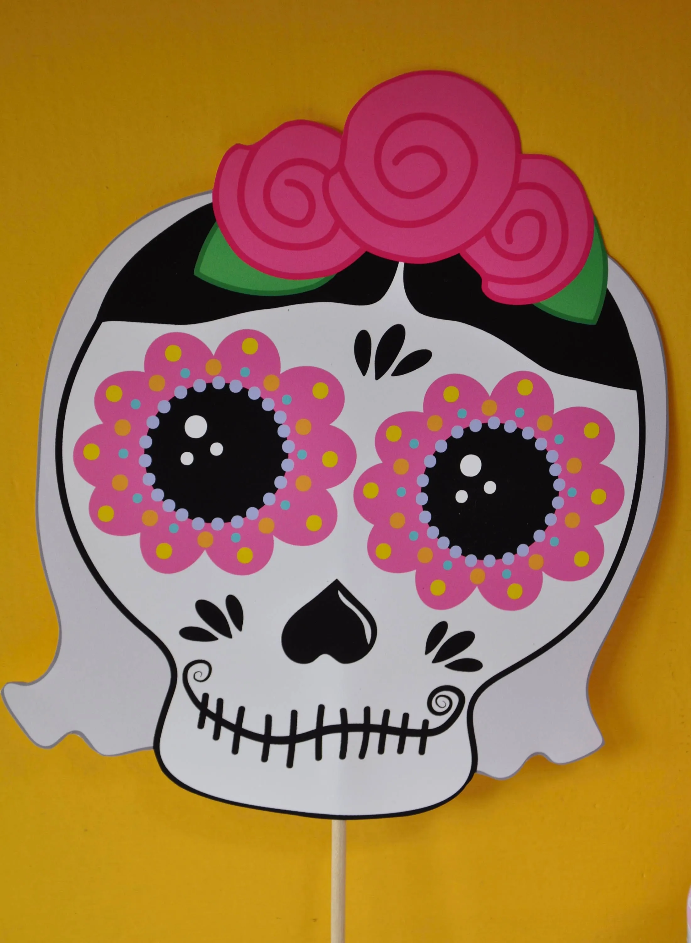 Accesorios para fotomatón del Día de Muertos / Máscaras de - Etsy México