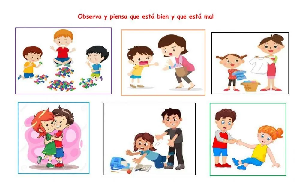 Buenas acciones. interactive worksheet | Live Worksheets