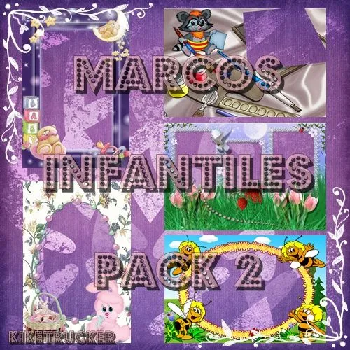 AccionglobalXSoft: Marcos infantiles [PNG] - Pack 2 [