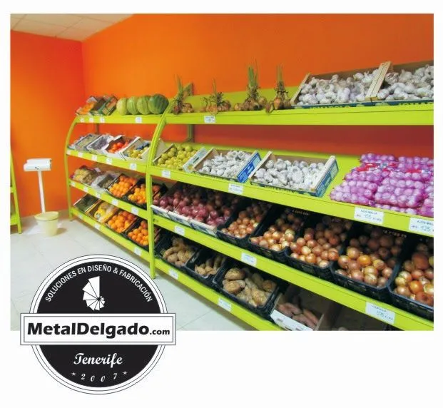 Acero Inoxidable Tenerife: Mobiliario frutería diseño