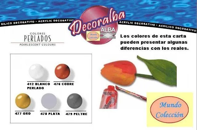 Acrilicos Decorativos Alba 40ml Todos Los Colores! Nuevo! $ 8.4 ...